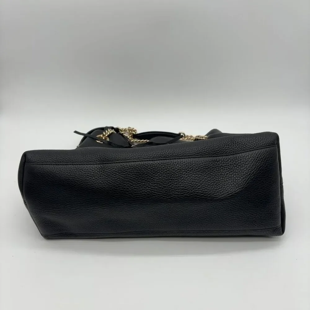 Gucci Black Bag with Gold Chains